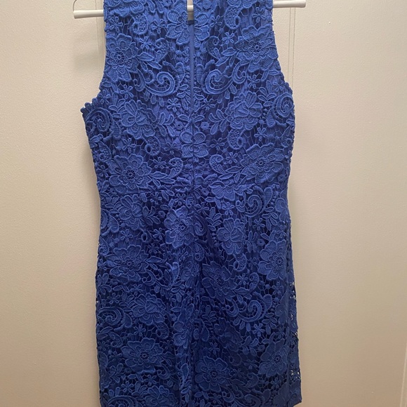 J Crew Blue floral dress - Picture 5 of 5